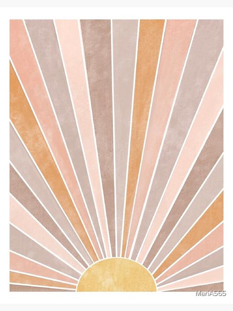 Boho Sunset Painting, Boho Astethic, Sun Paintings, Boho Pictures, 70s Prints, Herbalife Club, Boho Sunset, College Wall Art, Boho Background