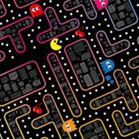 Pacman! Pacman Game, 90s Memories, Green Screen Backgrounds, Pretty Landscapes, City Illustration, Game Background, Pac Man, Video Game Characters, Sweet Memories