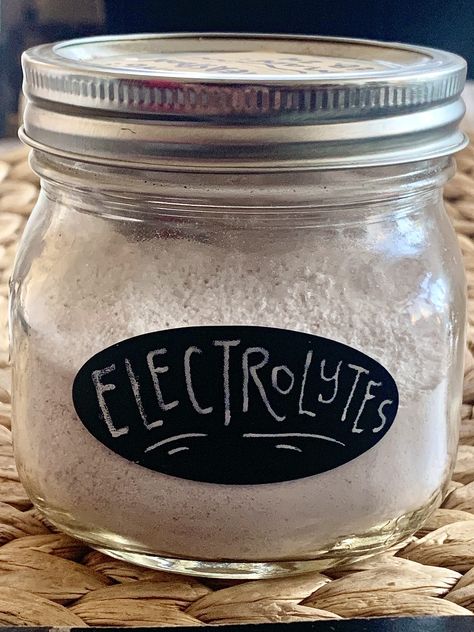 DIY Easy Electrolyte Powder for Pennies! Budget friendly. Ready in minutes. NO chemicals. Flavor as you like. Lasts a long time! Diy Hydration Drink Powder, Easy Diy Electrolyte Drink, Diy Lmnt Electrolyte, Diy Electrolyte Drink Powder, Electrolyte Powder Recipe, Home Made Electrolytes, Keto Electrolyte Drink Recipe, Homemade Electrolyte Powder, Electrolight Drink Recipe