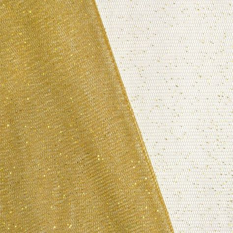 <ul><li>Content: 100% Polyester</li><li>Width: 60"</li></ul><div><div>Maximum Continuous Length:... Pastel Wedding Theme, Golden Wedding Anniversary, Brown Wedding, Christmas Gift Shop, Michael Store, Sewing Material, Dark Gold, Tulle Fabric, Gold Mirror