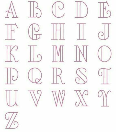 Alphabets Fonts, Letras Cool, Alfabet Font, Bullet Journal Font, Journal Fonts, Writing Fonts, Alfabet Letters, Hand Lettering Fonts, Hand Lettering Alphabet