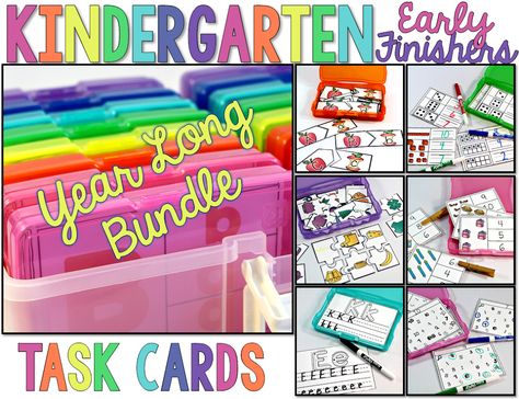 Early Finishers Kindergarten, Task Boxes Preschool, Special Education Centers, Early Education Activities, Primary School Activities, Kindergarten Photos, Early Childhood Education Activities, Welcome To Kindergarten, Beginning Of Kindergarten