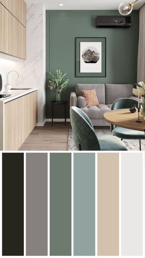 40 Best Two Colour Combination for Living Room Modular Kitchen Cabinets Colour Combinations, Home Wall Colour, Organic Modern Decor Living Room, Wall Color Combination, Modular Kitchen Cabinets, Wall Mount Tub Faucet, Feature Wall Living Room, Living Room Wall Color, Backyard House