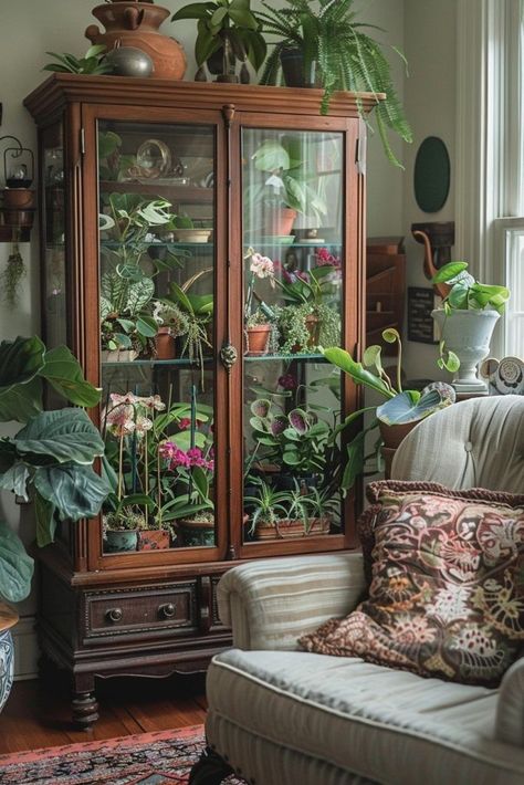 Indoor Gardening Ideas, Indoor Zen Garden, Indoor Tropical Plants, Soft Autumn Color Palette, Autumn Color Palette, Green Kitchen Cabinets, Indoor Gardens, Soft Autumn, House Plants Decor