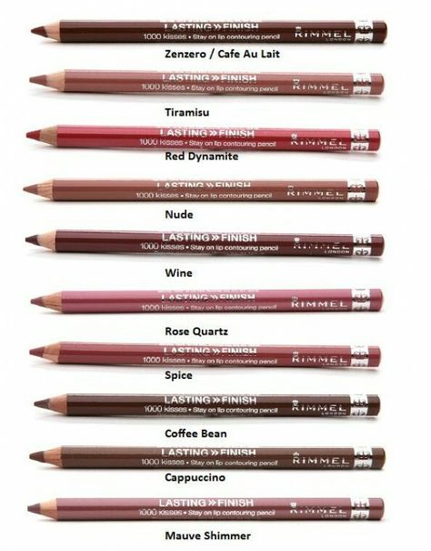 Rimmel London 1000 kisses lip liner Drugstore Lips, Lip Contouring, Color Me Beautiful, Rimmel London, Makeup To Buy, Lip Glosses, Lip Art, Drugstore Makeup, Lip Pencil