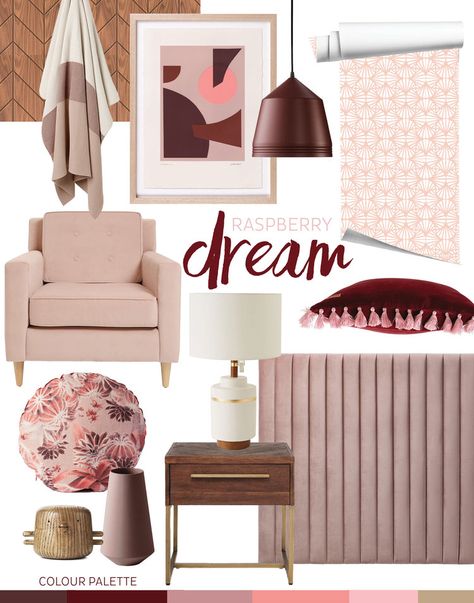 Burgundy And Pink Bedroom Ideas, Modern Mauve Bedroom, Blush And Burgundy Bedroom, Mauve Home Decor, Burgundy And Pink Bedroom, Pink And Burgundy Bedroom, Burgundy Home Decor, Burgundy Bedroom, Burgundy Living Room