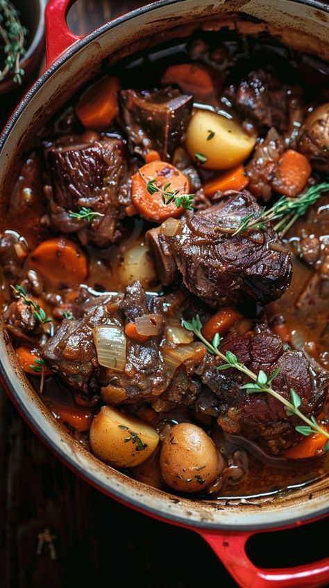 Oxtail Gnocchi Stew, Oxtail Filipino Recipe, Oxtail Beef Stew, Healthy Oxtail Recipes, Slow Cook Oxtail Crock Pot, Spanish Oxtail Stew, Oxtail Recipes Southern Crockpot, Braised Oxtail Recipes Instant Pot, Soul Food Oxtail Recipes