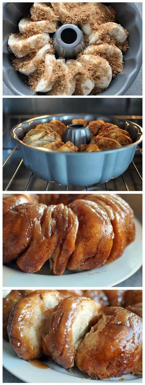 Biscuit Dough Recipes, Easy Sticky Buns, Biscuit Cinnamon Rolls, Breakfast Ring, Sticky Bun, Cinnamon Biscuits, Sticky Buns Recipes, Pillsbury Biscuits, Pillsbury Grands