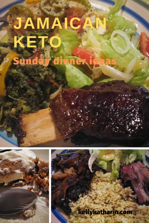 Low Carb Jamaican Recipes, Keto Jamaican Recipes, Keto Soul Food Recipes, Keto Oxtail Recipes, Keto Sunday Dinner Ideas, Keto Sunday Dinner, Jamaican Sunday Dinner Ideas, Jamaican Dinner, Dinner Ideas Keto