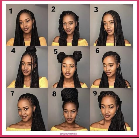 Big Box Braids Hairstyles, African Hair Braiding Styles, Box Braids Hairstyles For Black Women, Braids Hairstyles Pictures, Cute Box Braids Hairstyles, Quick Braided Hairstyles, Twist Braid Hairstyles, Hair Twist Styles, Cool Braid Hairstyles