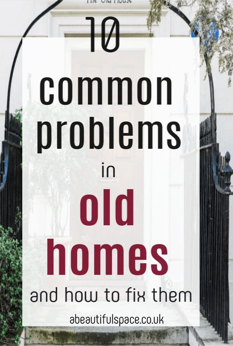 Common problems in old homes,   there are common problems but here is how to fix them and oh they are just so worth it. Love the charcter of an older home #odhome #olderhome #houseproblems #homerenovations Old Home Maintenance, Redoing An Old House, Old House Remodeling Ideas, Old House Living Room Ideas, Remodeling Older Homes, Old Home Restoration Diy, Styling An Old House, Old House Style, How To Clean An Old House