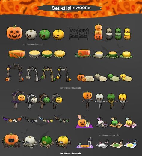 Animal Crossing Halloween, Acnh Items, Gamer Boys, Halloween Furniture, Flower Chart, The Sims 4 Pc, Animal Crossing Qr Codes Clothes, Post Animal, Animal Crossing Characters