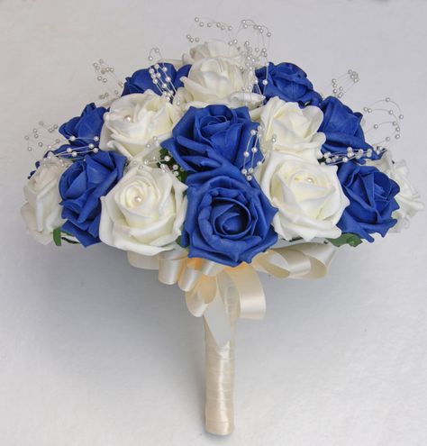 Orchids Decor, Blue Roses Wedding Bouquet, Blue Roses Wedding, Posy Bouquet, Flowers Arch, October Wedding Flowers, Flowers Orchids, Flowers Centerpieces, Neutral Wedding Flowers