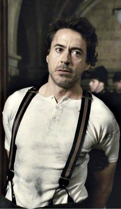 Robert Downey Jr. in 'Sherlock Holmes' (2009) Robert Downing Jr, Sherlock Holmes Robert Downey Jr, English Actors, Robert Downey Jnr, Holmes Movie, Toni Stark, Robert Downey Jr., Robert Downey Jr Iron Man, Guy Ritchie