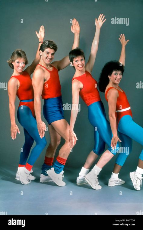 1980s Aerobics, 80s Gym, 80s Men Fashion, 80s Workout Clothes, 80s Fashion Men, 80s Workout, 80s Men, Living Photo, 80s Retro