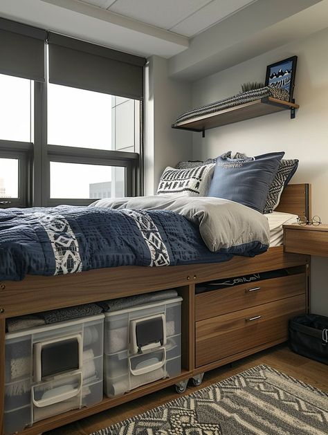 Ready to upgrade your guy dorm rooms? Our 19 stylish ideas will inspire you to create the ultimate living space. From guy dorm room decorations to minimalist designs, we cover all the essentials. Learn how to incorporate guy dorm room wall decor, storage solutions, and posters to make your room uniquely yours. Explore our guy dorm room ideas for colleges and transform your dorm into a stylish and functional retreat with our dorm room decor ideas for guys. College Dorm For Guys, Guy Dorm Room Ideas, Room Decor Ideas For Guys, Dorm Room Designs For Guys, Guy Dorm Room, Dorm Room Ideas Guys, Mens Dorm Room Ideas, Boys Dorm Room Ideas, Cool Dorm Room Ideas