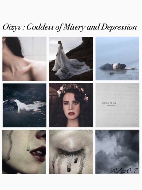 Oizys Goddess Tattoo, Oizys Goddess Aesthetic, Dark Aphrodite Aesthetic, Oizys Goddess, Aphrodite Aesthetic Dark, Persephone Aesthetic Outfit, Hellenic Pagan, Mythology Aesthetic, Pjo Dr