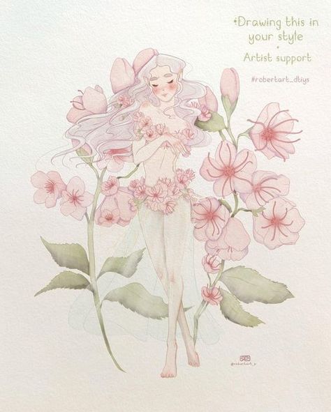 💮🎐 𝑹𝒐𝒃𝒆𝒓𝒕𝒂 𝑷𝒂𝒏𝒏𝒐𝒛𝒛𝒐 🎐💮 on Instagram: "🌸DTIYS + ARTIST SUPPORT🌸 Cherry blossoms, cherry blossoms everywhere! 🌸 Have you figured out my favorite flowers? Finally I’ll spoiler the subject of the illustration ~ This is Hana, the cherry fairy in bloom🌸 is here to announce an Artist support and a Drawing this in your style✨ Let’s go straight to the rules 🔽 🌱ARTIST SUPPORT: •What is your favorite flower? Reply and leave a comment with a short presentation of yourself*🌸 •Suppor Cherry Blossom Fairy, Stream Layout, Blossom Drawing, Cherry Blossom Drawing, Artist Support, Favorite Flower, Favorite Flowers, What Is Your Favorite, Digital Artists