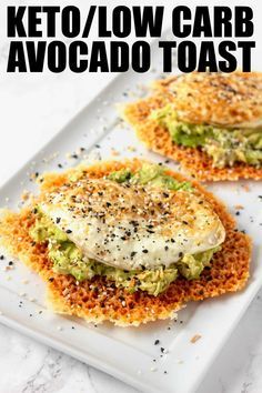 Keto Avocado Toast, Desayuno Keto, Avocado Dessert, Avocado Toast Recipe, Keto Diet Breakfast, Boiled Egg Diet Plan, Low Carb Breakfast Recipes, Perfect Keto, Low Carbs