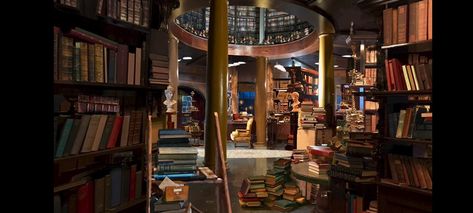 Aziraphale Bookshop Aesthetic, Good Omens Bookshop, Aziraphales Bookshop, Aziraphale's Bookshop, Bookshop Interior, Oasis Springs, Chaotic Academia, Good Omens, Laptop Wallpaper