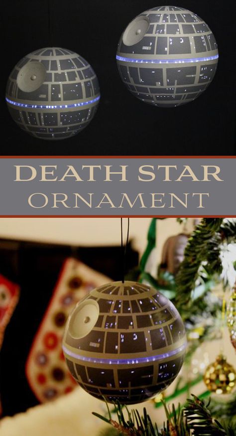 Nerdy Ornaments Diy, Star Wars Christmas Tree Ornaments, Star Wars Ornament, Star Wars Tree Christmas, Diy Star Wars Christmas Ornaments, Starwars Christmas Ornaments Diy, Diy Starwars Gift, Diy Star Wars Ornaments, Star Wars Ornaments Diy