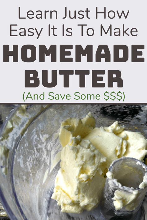 Making Ghee, Vitamix Recipes, Flavored Butter, Homemade Butter, Blender Recipes, Homemade Cheese, Butter Recipe, How To Make Homemade, Food Processor