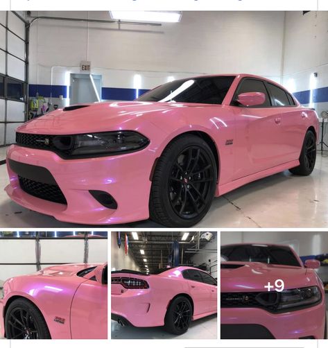 Pink Charger Car, Hot Pink Dodge Charger, Doge Charger Pink, Pink Srt Charger, Pink Dodge Charger Hellcat, Pink Trackhawk, Pink Hellcat Srt, Pink Scat Pack, Pink Hellcat Charger