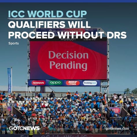 The International Cricket Council (ICC) has confirmed that there will be no Decision Review System (DRS) in place for this year's 50-over World Cup qualifying tournament in Zimbabwe, but there will be a third umpire monitoring run-outs. The absence of DRS is similar to the 2019 World Cup qualifiers, which were also held in Zimbabwe in March 2018. #sports #sportsnews #icc #ICCWorldCupQualifiers #ICCCricketWorldCup #icccricketworldcup2023 #cricket #DRS #gotonews Icc Cricket, World Cup Qualifiers, Zimbabwe, Sports News, World Cup, Sports