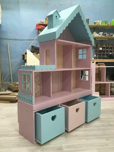 Narrow Chest Of Drawers, Doll House Plans, Ikea Storage, Barbie House, Barbie Furniture, Baby Bedroom, Kids Playroom, Diy Dollhouse