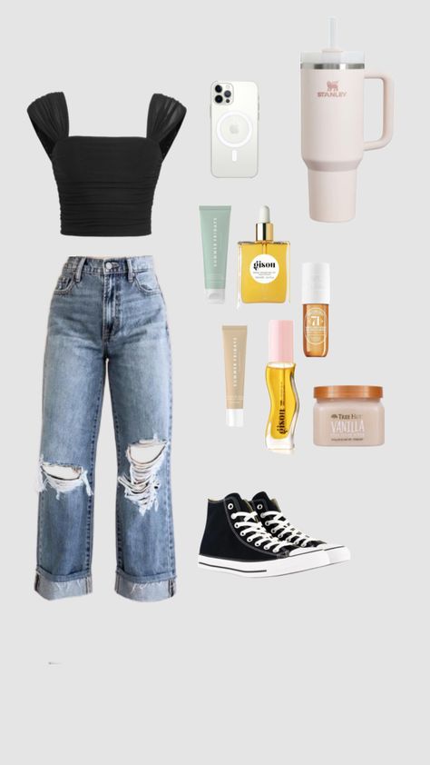 #school Cute Outfits For School For Highschool, Everyday Outfits Fall, Back To School Outfit Ideas, School Outfit Ideas, Simple Outfits For School, Back To School Outfit, Casual Preppy Outfits, Outfit Inspo Casual, Trendy Outfits For Teens