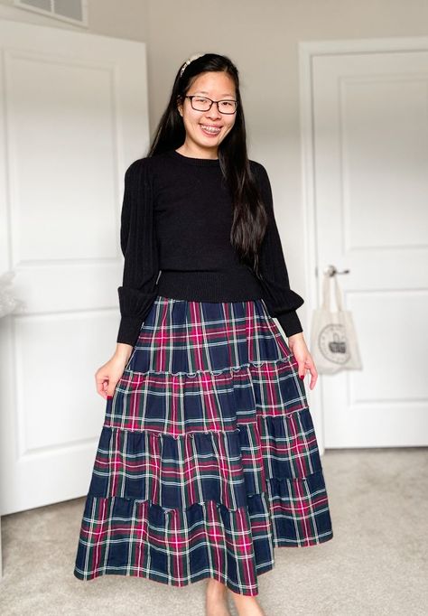 Navy Tartan Ellie Nap Dress from Hill House Home Hill House Nap Dress, Hill House Home, Nap Dress, Hill House, Outfits 2022, House On A Hill, Plaid Dress, Fall Winter Outfits, Asian Beauty