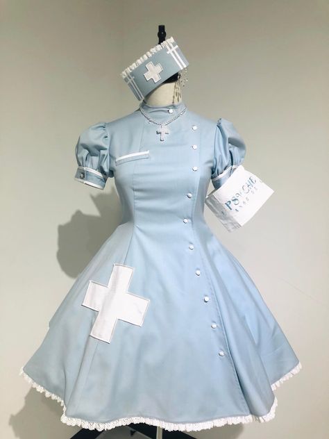 Nurse Outfit, Nursing Clothes, Other Outfits, Kawaii Clothes, Cosplay Outfits, Harajuku Fashion, Teenage Fashion Outfits, Edgy Outfits, Lolita Dress