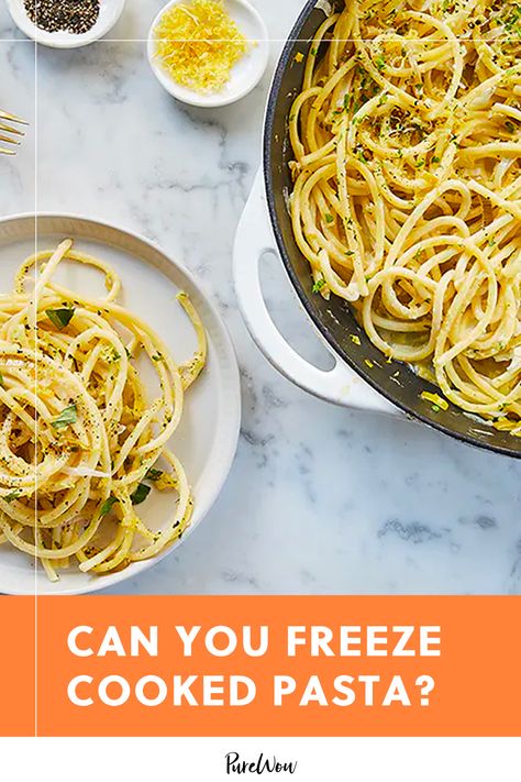 Can You Freeze Pasta, Freezing Pasta, Freezing Cooked Pasta, Rigatoni Pasta Recipes, Cooked Pasta Recipes, Frozen Pasta, Favorite Pasta Recipes, Cooked Pasta, Instant Pot Soup Recipes