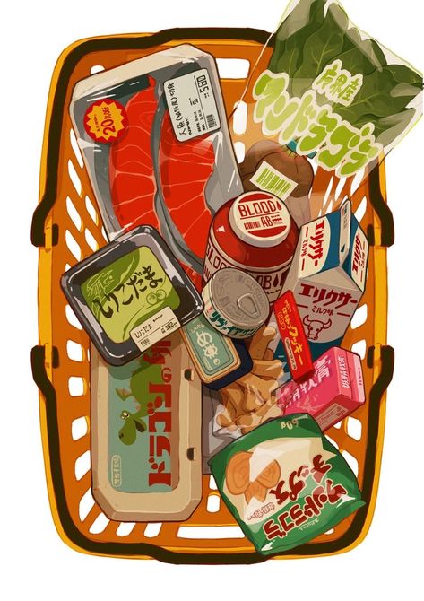 귀여운 음식 그림, Food Artwork, Food Illustration Art, Cute Food Art, Arte Inspo, Poses References, Food Drawing, Food Illustrations, Types Of Food