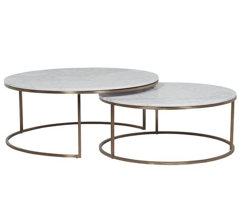 White Circle Table, Silver Living Room, Steel Doors And Windows, Nesting Coffee Table, Circle Table, Rustic Window, Kitchen Solutions, White Circle, Nesting Coffee Tables