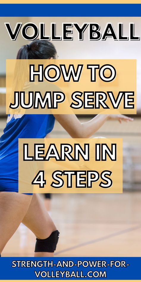 Jump Serve Step By Step, How To Do A Jump Serve In Volleyball, How To Jump Serve, Jump Serve Volleyball Tips, How To Jump Serve In Volleyball, Volleyball Jump Serve, Volleyball Spike Trainer, Volleyball Practice Plans, Jump Serve