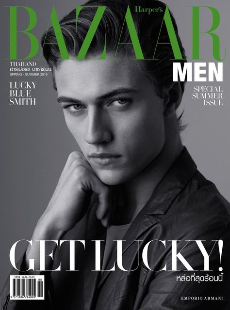 Lucky B Smith, Matthew Clavane, Blue Smith, Lucky Blue Smith, Magazine Man, Vogue Magazine Covers, Vogue Men, Lucky Blue, Cover Boy