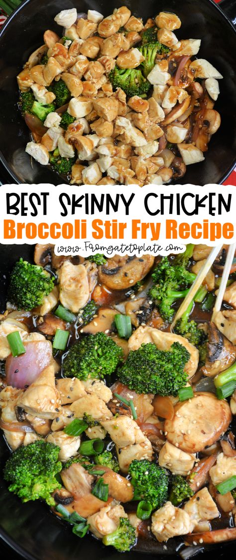 Chicken Broccoli Stir Fry, Low Fat Chicken, Low Calorie Chicken, Fry Chicken, Stir Fry Recipes Chicken, Weight Watchers Chicken, Broccoli Stir Fry, Chicken And Broccoli, One Pot Meal