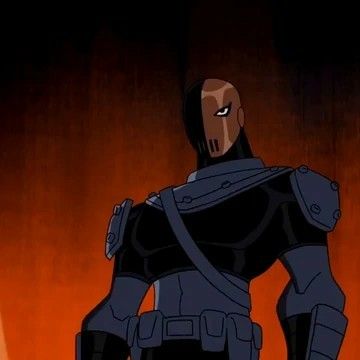 Slade Teen Titans, Old Teen Titans, Deathstroke Cosplay, Male Cartoon Characters, Fictional Character Crush, Marvel And Dc Characters, The Fallen Angel, Western Comics, Evil Villains