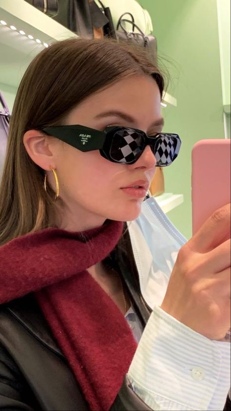 Elegant Sunglasses, Sunglasses 2023, Prada Glasses, Trendy Glasses, Sunglasses Women Fashion, Stylish Glasses, Prada Sunglasses, Trending Sunglasses, Girl Swag