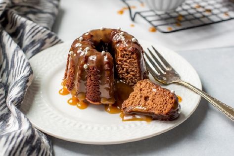 Sticky Date Cake Recipe | Vitacost Blog Deglet Noor Dates, Date Cake Recipe, Sticky Date Cake, Sticky Date, Queens Food, Vegan Pumpkin Spice, Sweet Potato Bread, Date Cake, Toffee Sauce