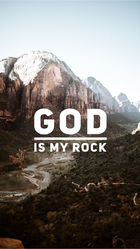 Psalm 18:2 ~ "The Lord is my rock, my fortress and my deliverer; my God is my rock, in whom I take refuge, my shield and the horn of my salvation, my stronghold." Rock Scripture, God Is My Rock, The Lord Is My Rock, O My Soul, My Rock, My Strength, Scripture Reading, Verse Art, The Horn