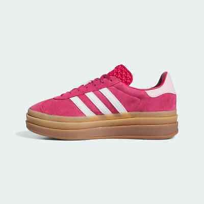 Adidas Gazelle Bold Wild Pink Cloud White Adidas ID6997  | eBay Pink Gazelles, Shoes Wishlist, Adidas Gazelle Bold, Gazelle Bold, Adidas Models, Pink Cloud, Pink Clouds, Cloud White, Pink Adidas