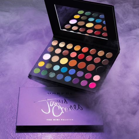 James Charles Palette, Morphe Palette, Mini Makeup, Glowing Makeup, Matte Red, James Charles, Kiss Makeup, Amethyst Purple, Makeup Goals