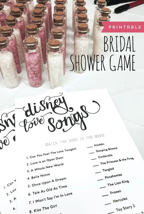 Free Bridal Shower Games, Disney Themed Bridal Shower, Bra Pong, Bridal Jeopardy, Disney Love Songs, Bridal Shower Games Funny, Bride Game, Disney Bridal Showers, Fun Bridal Shower Games