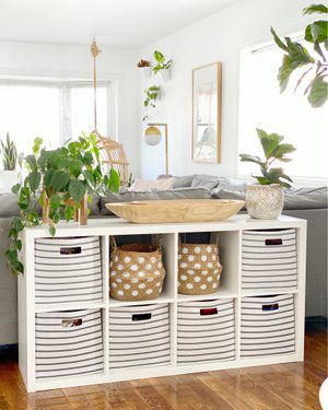 Check out this look I found on LIKEtoKNOW.it http://liketk.it/2MkUr  Download the LIKEtoKNOW.it app to see! 8 Cube Storage Organizer, Living Room Cube Shelf Decor, Storage Cube Decor, Cube Organizer Ideas Living Room, 8 Cube Organizer Ideas Bedroom, Cube Organizer Coffee Bar, Homeschool Storage, 9 Cube Organizer, 8 Cube Organizer