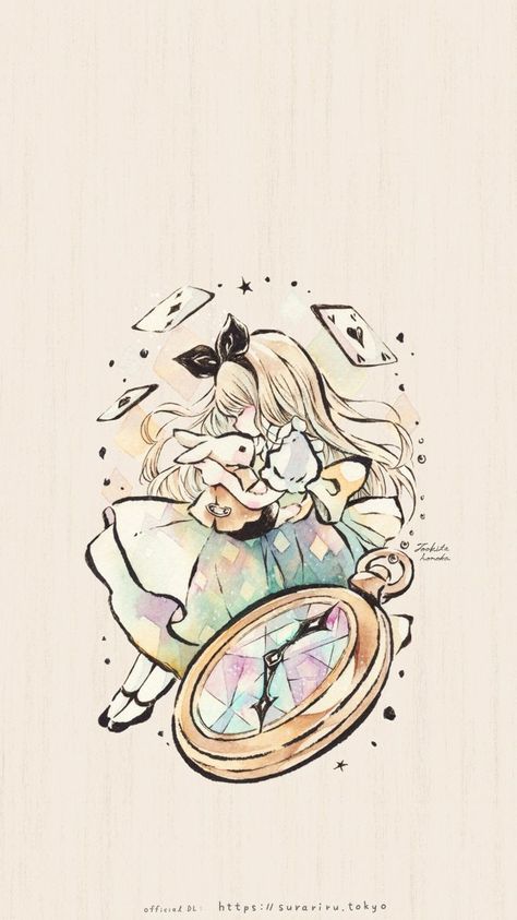 Alice Wallpaper, Alice In Wonderland Wallpaper, Alice In Wonderland Background, Alice In Wonderland Aesthetic, Arte Doodle, Fotografi Vintage, 카드 디자인, Art Tattoos, Cool Wallpapers Art