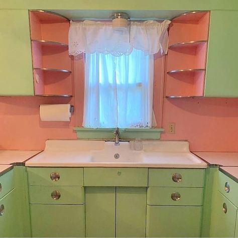 Built In Corner Cabinet, Unique Vanity, Built In Dresser, Vintage Kitchens, Tudor Style Homes, Kitschy Kitchen, Upstairs Bedroom, Tudor Style, Starter Home