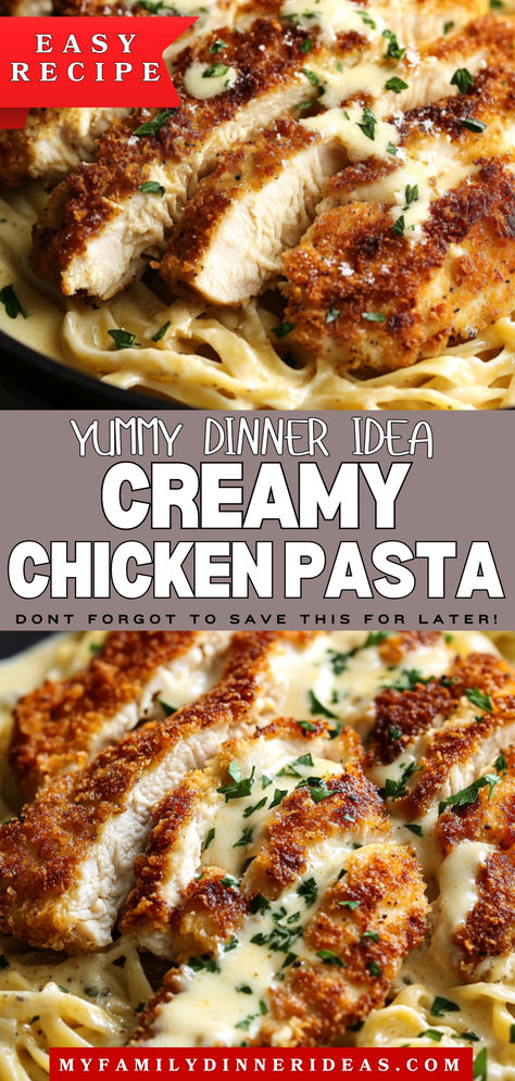 Creamy Chicken Pasta Chicken Fettuccine Recipe, Bbq Chicken Pasta, Creamy Chicken Pasta Recipes, Chicken Bacon Pasta, Chicken Pasta Dishes, Creamy Chicken Pasta, Chicken Pasta Bake, Savory Dinner, Orange Sauce