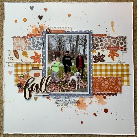 Scrapbook Ideas: Over 3,000,000 Projects! Autumn Scrapbook, Scrapbook Gallery, Fall Scrapbook Layouts, Halloween Layout, Scrapbook Design Layout, Scrapbook Pictures, Holiday Scrapbook, Hip Kit Club, Halloween Scrapbook